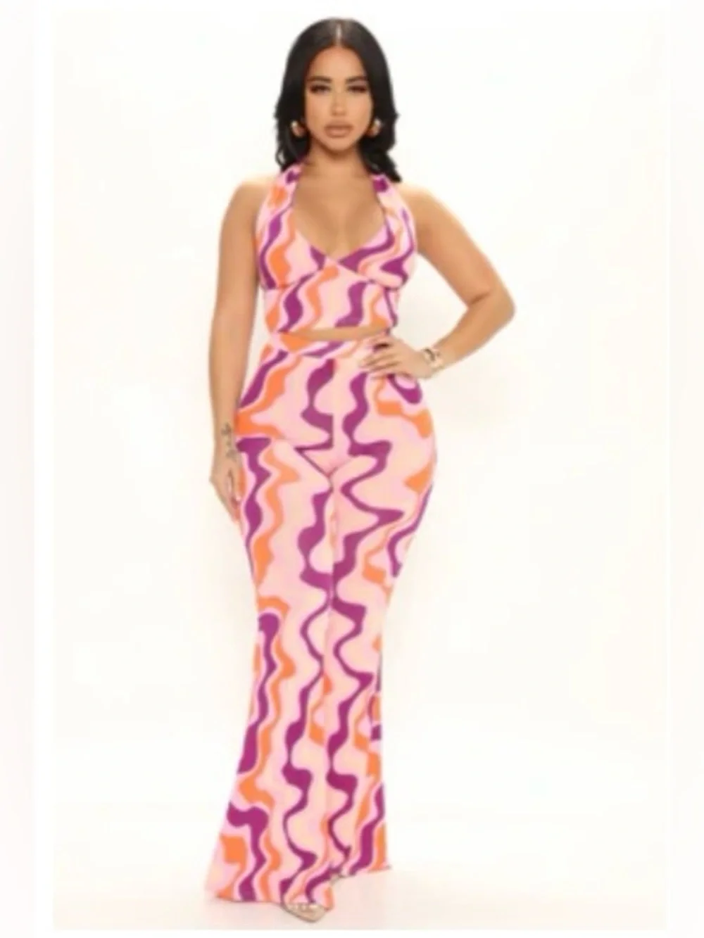 Halter Top Matching Set